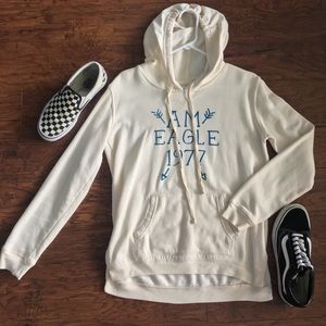 SALE❗️American Eagle Off-White Hoodie